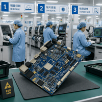 Fabricants de composants électroniques à livraison rapide, production de prototypes en série, assemblage de circuits imprimés Rogers personnalisés, finition de surface ENIG