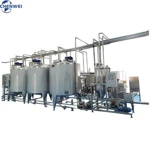 Línea automática de producción de leche de soja 1000l/H Línea automática de producción de leche de soja a pequeña escala