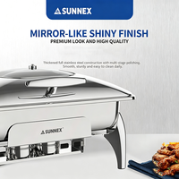 Peralatan Dapur Chafing Dish, Peralatan Hotel, Chafing Dish Mewah, Chafing Dish Stainless Steel, Pemanas Makanan Buffet