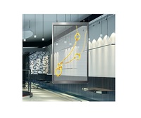 Écran d'affichage Transparent HD led couleur unie, 2 pièces, mur vidéo