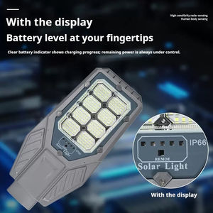 家庭用中庭ストリート & 農村用バッテリー照明器具2025ハイパワーIP67 LEDソーラー屋外ライト超明るい - Product Image 2