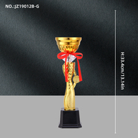 Usine Big Cup Head Trophée avec Base Noire Carrée Trophées Vierges Récompenses Sport Jeu En Gros Pas Cher Discours Compétition Trophée