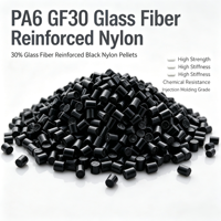 Granulés de nylon PA66 GF30, renforcés à 30 % de fibres de verre, haute résistance, noirs, pour pièces structurelles d'ingénierie aérospatiale XiangLong