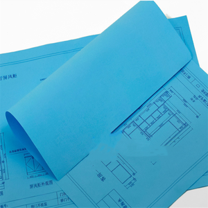 กระดาษ80GSM สีฟ้าแบบย่อยสลายได้กระดาษพิมพ์พิมพ์เขียวเคลือบพีอีแผ่นผ้า CAD สีน้ำเงินสองด้านย่อยสลายได้ตามธรรมชาติ - Product Image 3