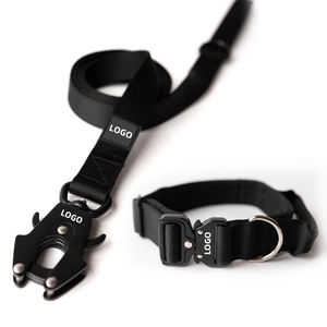 Kunden spezifische <span class=keywords><strong>Deluxe</strong></span> Tactical Hunde leine 5ft Heavy Metal Schnell verschluss Schnalle Aviation Aluminium Clip Outdoor Hunde training Leine - Product Image 1