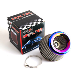 Racing Air <b>Filter</b> 76mm High Flow Mushroom Head For Retrofit Upgrade With Clamp Included - Product Image 1