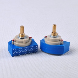 Commutateur rotatif de volume à <span class=keywords><strong>2</strong></span> pôles et 12 positions pour carte de circuit imprimé, fabriqué <span class=keywords><strong>avant</strong></span> la mise en marche (Made Before Break), pour amplificateur à tubes - Product Image 1