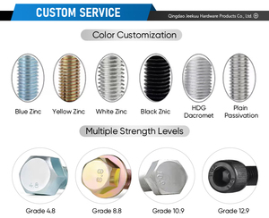 Miễn Phí Mẫu Tùy Chỉnh M3 M4 M5 M6 M10 M20 M30 Thép Không Gỉ Carbon Thép Hình Lục Giác Ổ Cắm Chìm Đầu Pan Đầu Vít Đầu Phẳng - Product Image 5