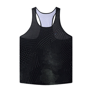 Camiseta Deportiva Transpirable de Malla para Maratón Personalizada para Hombre, Ropa Deportiva para Verano con Logotipo Personalizado para Atletismo - Product Image 1