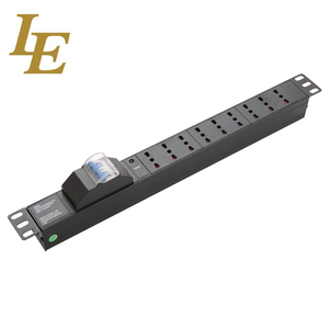 Gabinete de Red de Aleación de Aluminio de 19 Pulgadas 1U, PDU Italiano de 8 y 12 Vías - Product Image 2