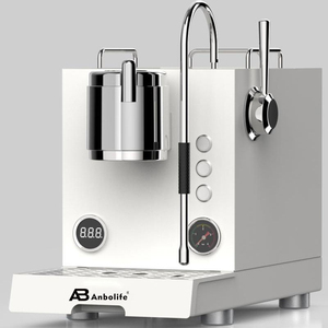 เครื่องชงกาแฟเอสเพรสโซเชิงพาณิชย์ Anbolife ขนาด 58 มม. พร้อมกรวยกรองเกรดเชิงพาณิชย์และตัวกรองสแตนเลส พร้อมเครื่องบดกาแฟในตัว - Product Image 4