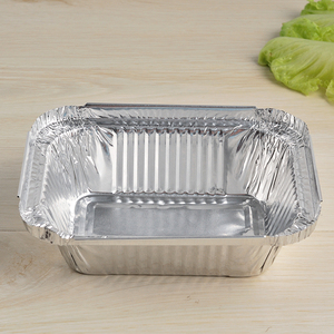 Gói Tùy Chỉnh 260Ml Chứa Nhôm Lá Mỏng Hình Chữ Nhật Dùng Một Lần <span class=keywords><strong>Baking</strong></span> Cup Hộp Ăn Trưa Đóng Gói Container - Product Image 3