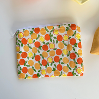 Dompet Koin Tipis Motif Bunga Lucu Kantong Ritsleting Kartun Menggemaskan - Dompet Kecil Bergaya Segar untuk Tas Kosmetik