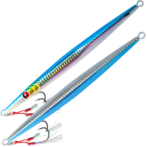 Señuelo de pesca de placa de hierro de hundimiento rápido con ojo de <span class=keywords><strong>pez</strong></span> simulado en 3D, para pesca en barco y pesca en aguas profundas, de hundimiento rápido y lanzamiento a larga distancia. - Product Image 4