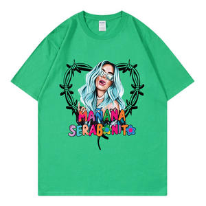 Camiseta personalizada para mujer, camiseta <span class=keywords><strong>Karol</strong></span> <span class=keywords><strong>G</strong></span> para niña - Product Image 5