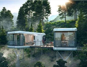 Casas Prefabricadas Inteligentes y Removibles, Casa Cápsula con Baño, Sala de Sol, Control por Voz con IA, Mini Casas, Villas - Product Image 4