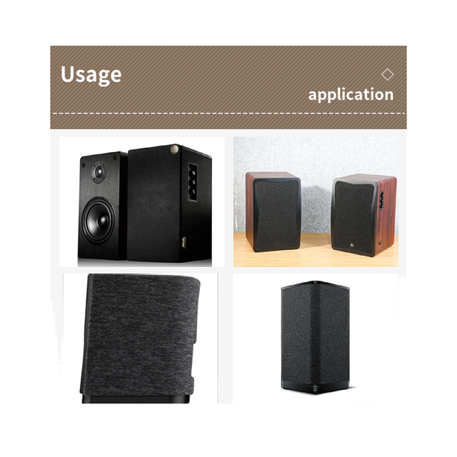 100% Black Polyester 1-2mm Bright Silk Felt Needled Non-Woven Fabric Plain Eco-Friendly Breathable Sound Insulation Packaging