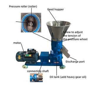 Giá tốt nhất thức ăn pelletizer gia cầm Thức ăn viên Máy làm viên Pellet Máy chế biến thức ăn máy - Product Image 4