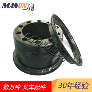 Roue à jante en acier pour chariot élévateur Heli Hyster Toyota Komatsu Nissan, pièce pour usage en usine de fabrication - Product Image 5