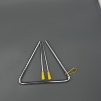 6 Inch Triangle Musical Instrument Hand Orff Percussion Instrument for Children