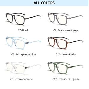 Gafas de sol Sunray de diseño coreano, estilo retro, montura geométrica TR90, superligeras, modernas, con filtro de luz azul, para hombre y mujer - Product Image 3