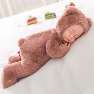 Children's Plush <b>Toys</b> Sleep Simulation Baby Doll Cloth Doll Doll Girl Soothing Baby Doll Wholesale - Product Image 5