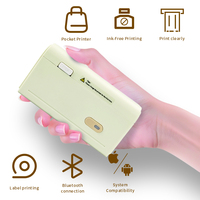 Mini Imprimante Thermique d'Étiquettes 203 DPI avec Interface USB Mobile, Impression Haute Vitesse, Utilisation en Cuisine, en Stock