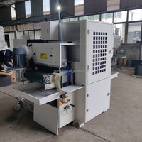 Machine de polissage et de meulage à bande métallique industrielle de 400 mm avec table magnétique