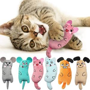 Juguete de gato de peluche de hierba gatera bordado resistente a la masticación juguete de dentición para mascotas juguete interactivo para gatitos - Product Image 2