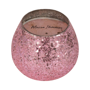 Bougie parfumée ronde décorative en verre, style bohème décontracté, pour usage intérieur et extérieur, petite et élégante - Product Image 2