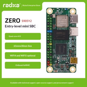 Radxa Geliştirme Kartı <span class=keywords><strong>ZERO</strong></span> S905Y2 Dört Çekirdekli A53 CPU SBC, Dahili EMMC WiFi4/WiFi5 ile - Product Image 3