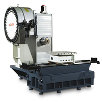 Centre d'usinage horizontal CNC à double poste de travail OEM pour le fraisage de métaux, usinage CNC 3 axes, acier inoxydable