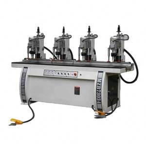 Machine de perçage automatique de haute précision à quatre têtes pour charnières de meubles et portes en bois - Product Image 4