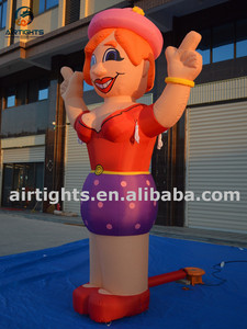 Muñecas Holandesas Decorativas <span class=keywords><strong>para</strong></span> Jardín, Globo <span class=keywords><strong>Inflable</strong></span> Gigante de Dibujos Animados de <span class=keywords><strong>Mujer</strong></span> de 3.5m de Alto <span class=keywords><strong>para</strong></span> Empresas de Alquiler - Product Image 4