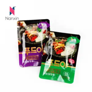 Custom Design Aluminium Foil Heat Sealed Tomato Paste Ketchup Packets Sauce Sachet Packaging