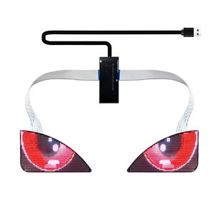 Véhicule voiture animé Led affichage des yeux sac à dos Smart APP contrô<span class=keywords><strong>le</strong></span> yeux clignotant écran moto équitation sac à dos yeux - Product Image 6