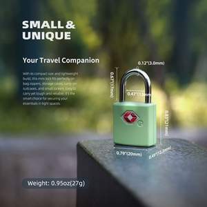 कस्टम रंगीन सुरक्षित धातु यात्रा <span class=keywords><strong>tsa</strong></span> कुंजी लॉक का उपयोग करके टिकाऊ - Product Image 5