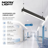 Plafonnier encastré, luminaire linéaire, lampe linéaire LED pour supermarché, magasin