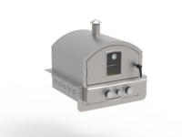 Four à Pizza à gaz intégré, en acier inoxydable, pour jardin, Camping-car, électronique, Commercial