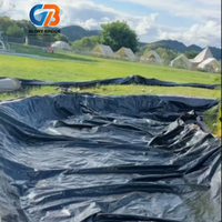 Approvisionnement abondant en géomembranes HDPE anti-affaissement et anti-déchirure, géomembranes lisses pour la prévention des infiltrations dans le sol des jardins