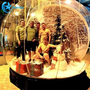 Funcity vente en gros taille personnalisée décoration de noël en plein <span class=keywords><strong>air</strong></span> géant pvc gonflable humain boule à neige photomaton - Product Image 4