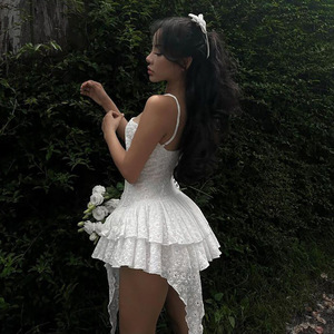 Abito Mini da Festa Sexy con Stampa Floreale e Schiena Scoperta, <span class=keywords><strong>Moda</strong></span> Femminile 2026 - Product Image 4