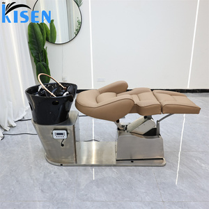 Cama de masaje eléctrica para champú tailandés, cama de masaje eléctrica para lavado de cabello en salón, spa capilar, masaje eléctrico para pedicura, cama de belleza para champú - Product Image 3