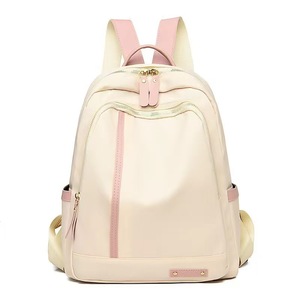 New Oxford Cloth Women's Summer <b>Backpack</b> Large Capacity College Waterproof Lightweight <b>Ladies</b> <b>Backpack</b> RTS Bulk Mixed Order - Product Image 2