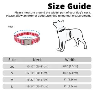 Spot Goods Varios diseños de transferencia de calor <span class=keywords><strong>Collar</strong></span> de perro Mate Liberación rápida Hebilla de metal de plástico <span class=keywords><strong>Collar</strong></span> ajustable para mascotas - Product Image 6