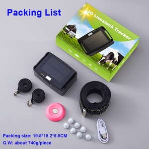 15000mAh lâu dài không thấm nước năng lượng mặt trời Powered <span class=keywords><strong>GPS</strong></span> bò ngựa gia súc Lạc Đà Tracker 4 gam thời gian thực theo dõi không có khoảng cách giới hạn - Product Image 6