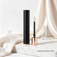Nouveau style, design moderne et unique, emballage de tube de gloss à lèvres à bouton-poussoir avec mécanisme pop-up à ressort