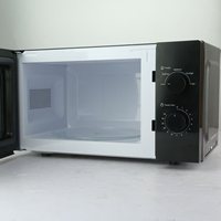 Horno Microondas de 220V 50HZ, 20L, Color Negro y Blanco, Versión en Inglés, Multifuncional, Fácil de Usar, Precio de Fábrica