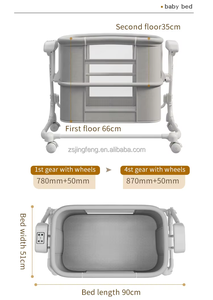 Smart Baby <span class=keywords><strong>culla</strong></span> comodino Co-dormiente telecomando pieghevole elettrico bambino <span class=keywords><strong>culla</strong></span> a dondolo intelligente <span class=keywords><strong>culla</strong></span> con musica - Product Image 6