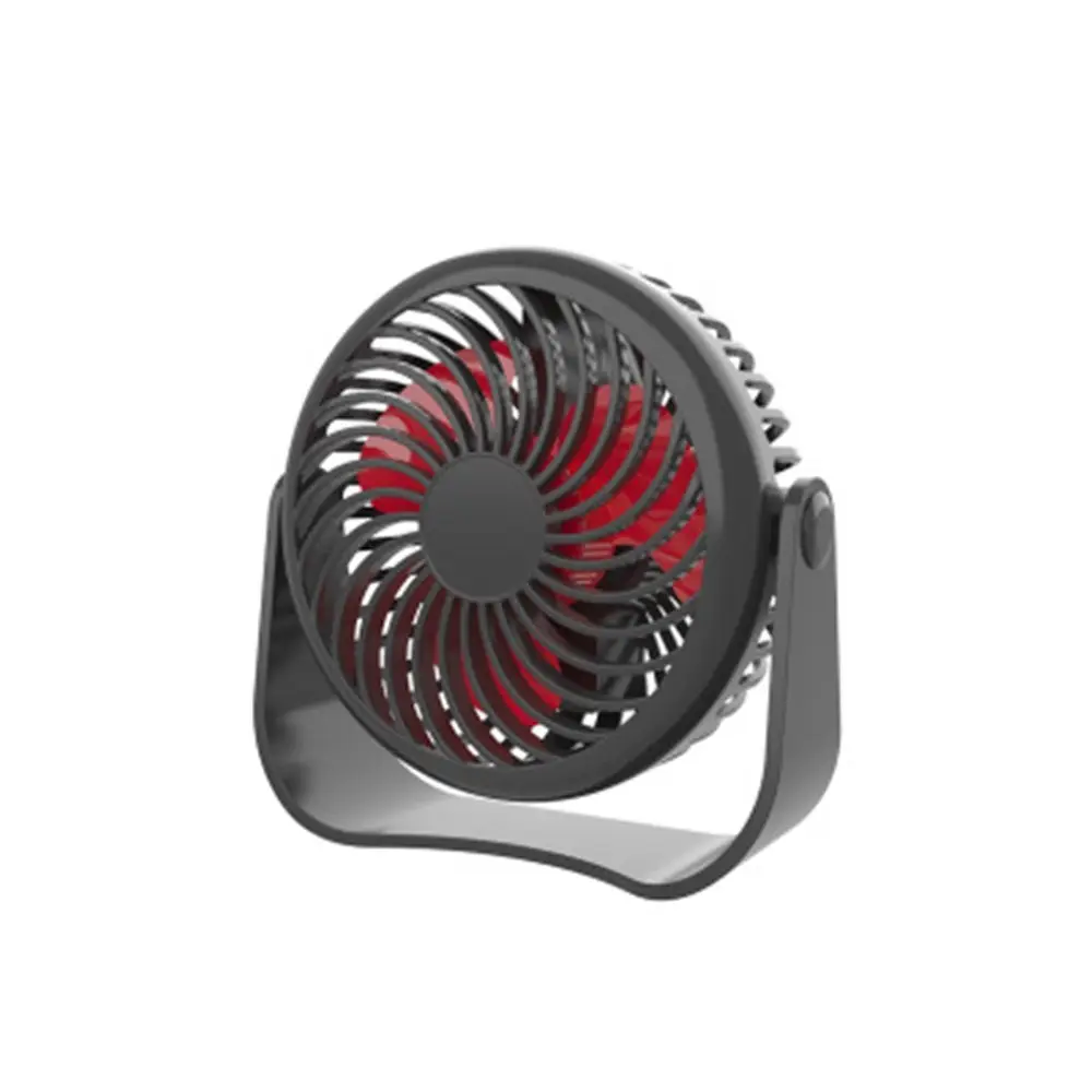 New Arrival Portable Small Low Noise Electric Air Cooling Table Fan Mini 2000mAh Battery Rechargeable USB Desk Fan